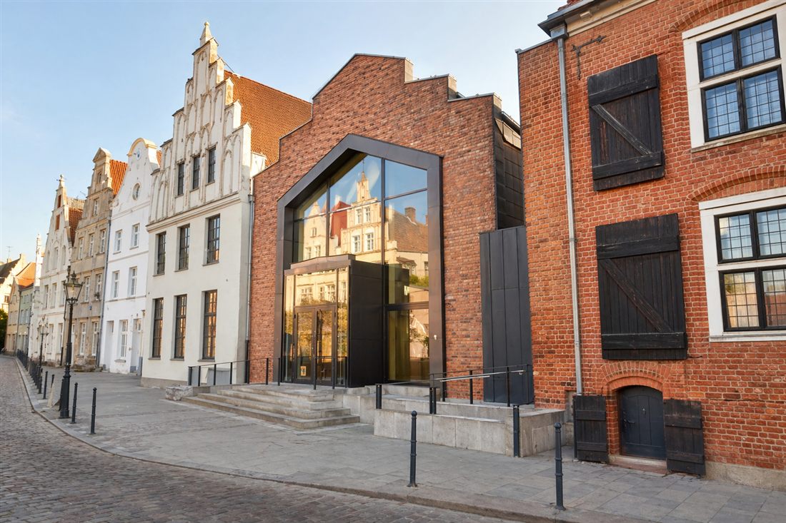 KI-generierte Ansicht des Welt-Erbe-Hauses in Wismar